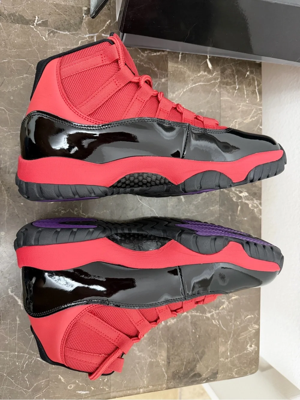New! Unworn! Air Jordan 11 retro red and black men’s size 8